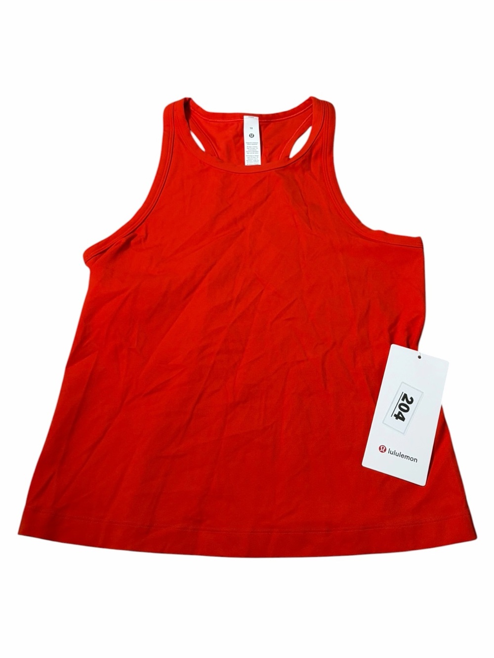 NWT Lululemon Align Waist-Length Racerback Tank Top (Cherry Ember) Size 10